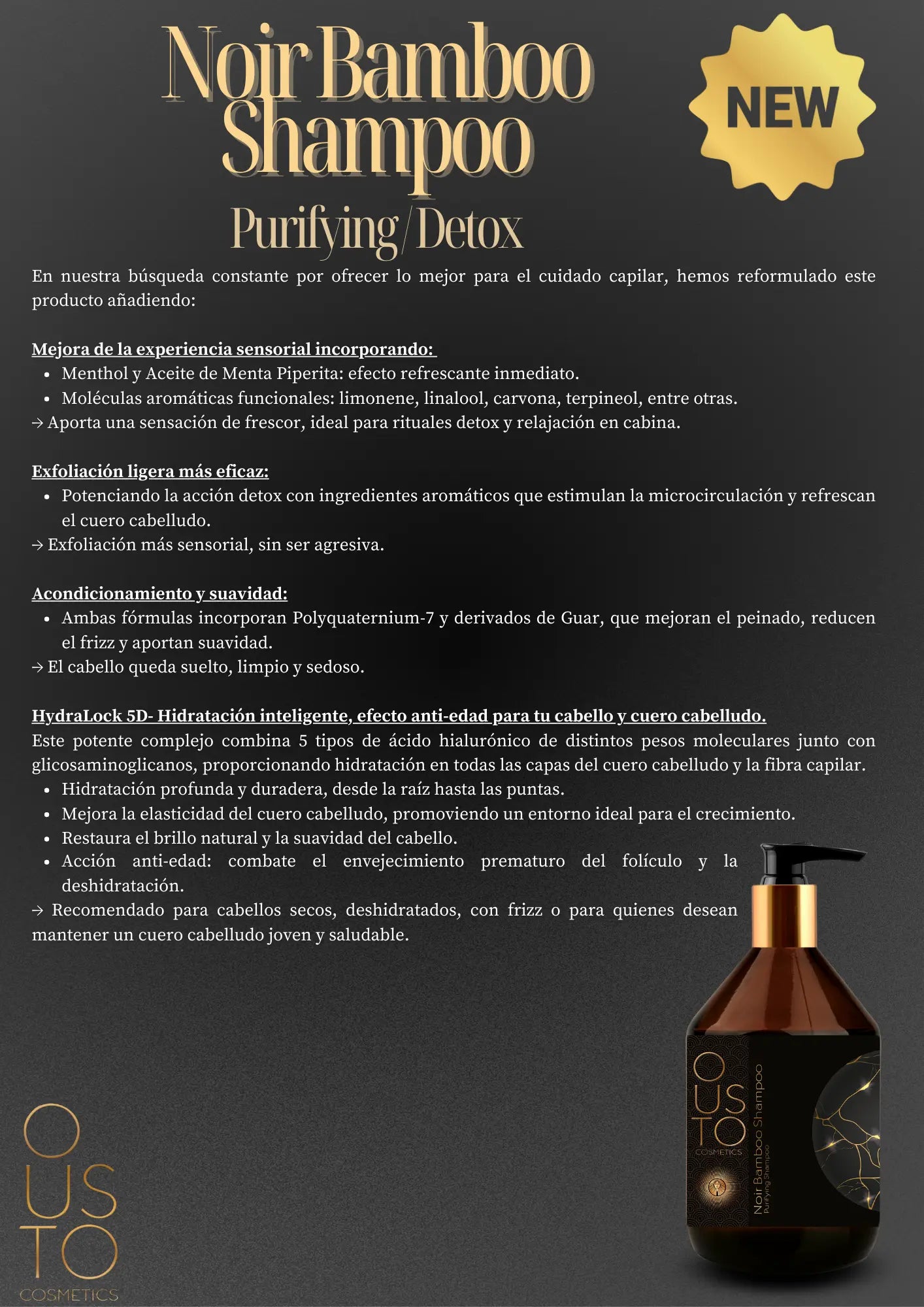 Champú Noir Bamboo. Detox 250ml.