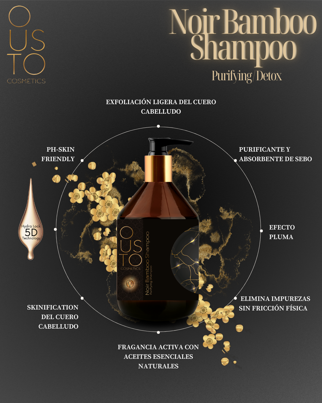 Champú Noir Bamboo. Detox 250ml.