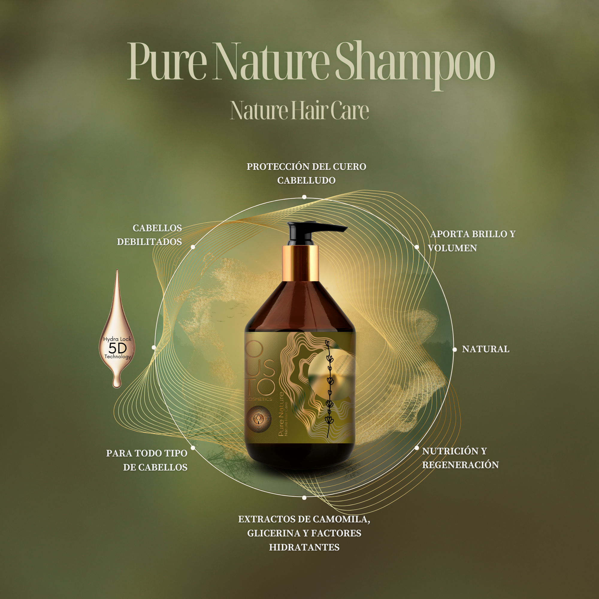 Champú Pure Nature. Natural 250ml.