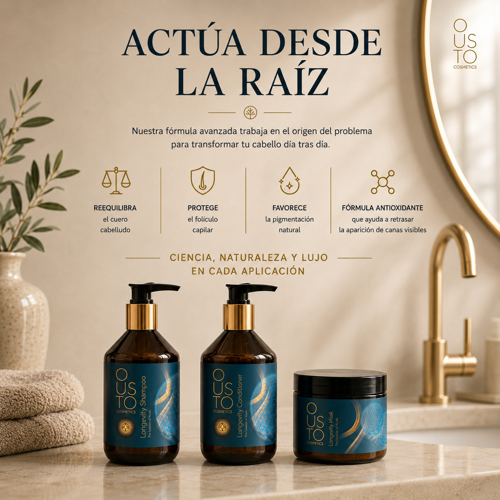 Mascarilla Longevity. Longevidad capilar 250ml.