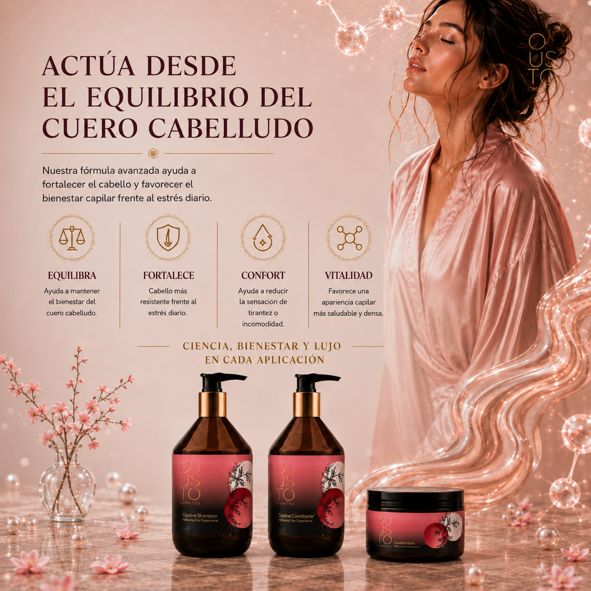 Acondicionador Opaline | Cabello afectado por el estrés 250ml.