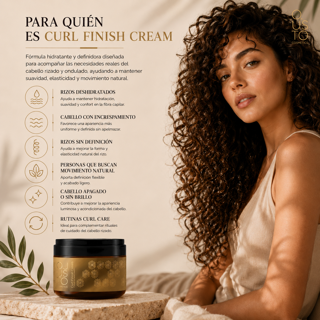 Curl Finish Cream. Crema definidora de rizo 250ml.