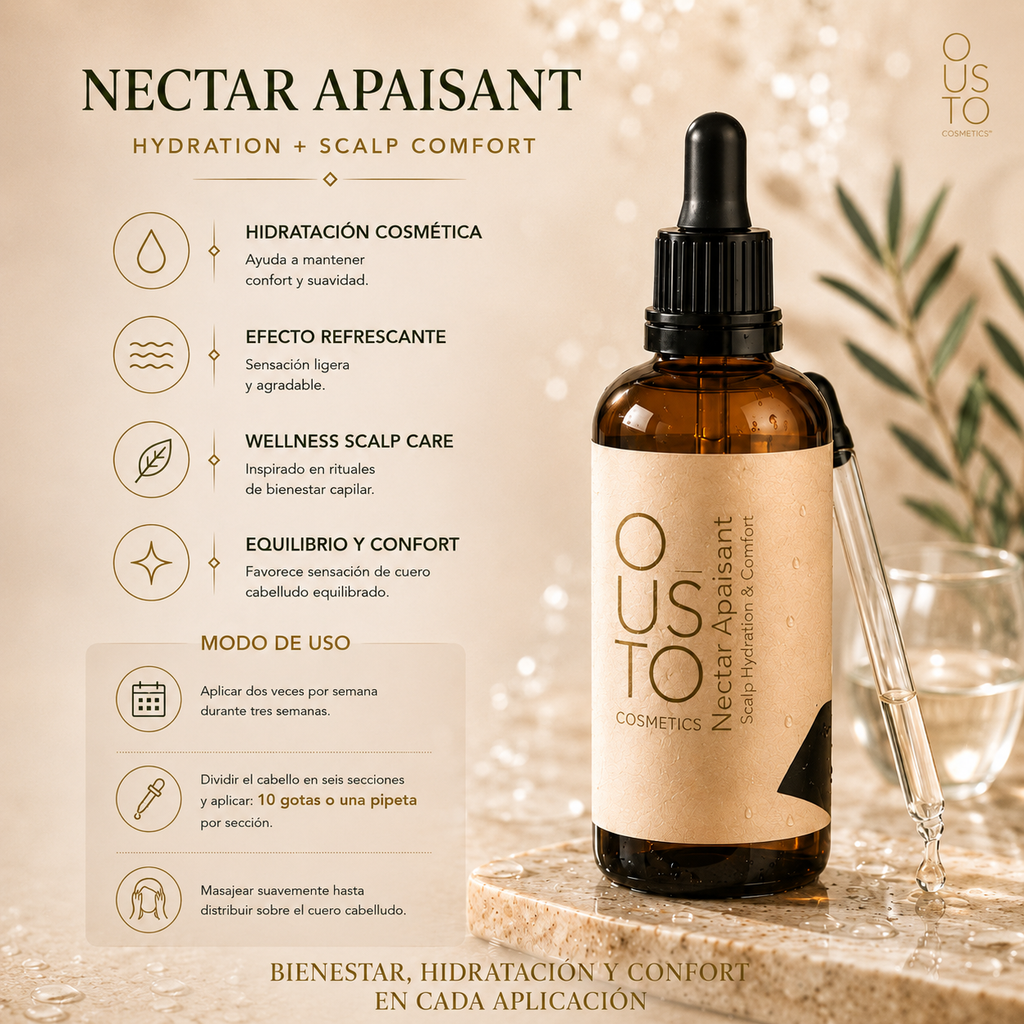 Nectar Apaisant. Regulador de cuero cabelludo seco 100ml.