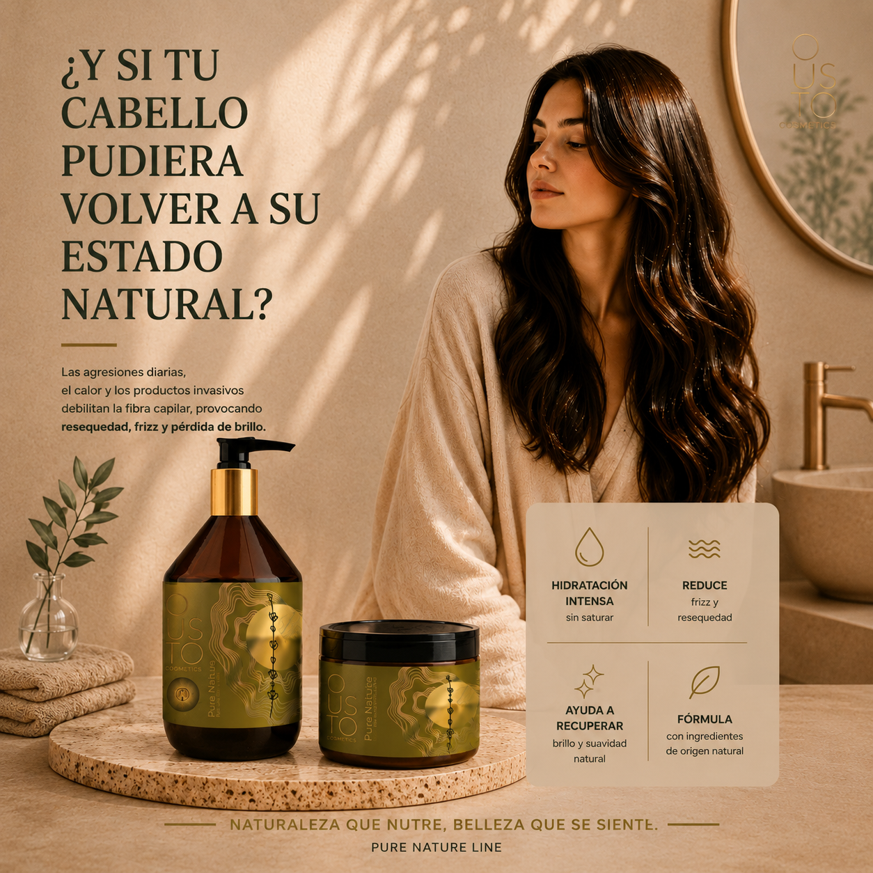 Champú Pure Nature. Natural 250ml.
