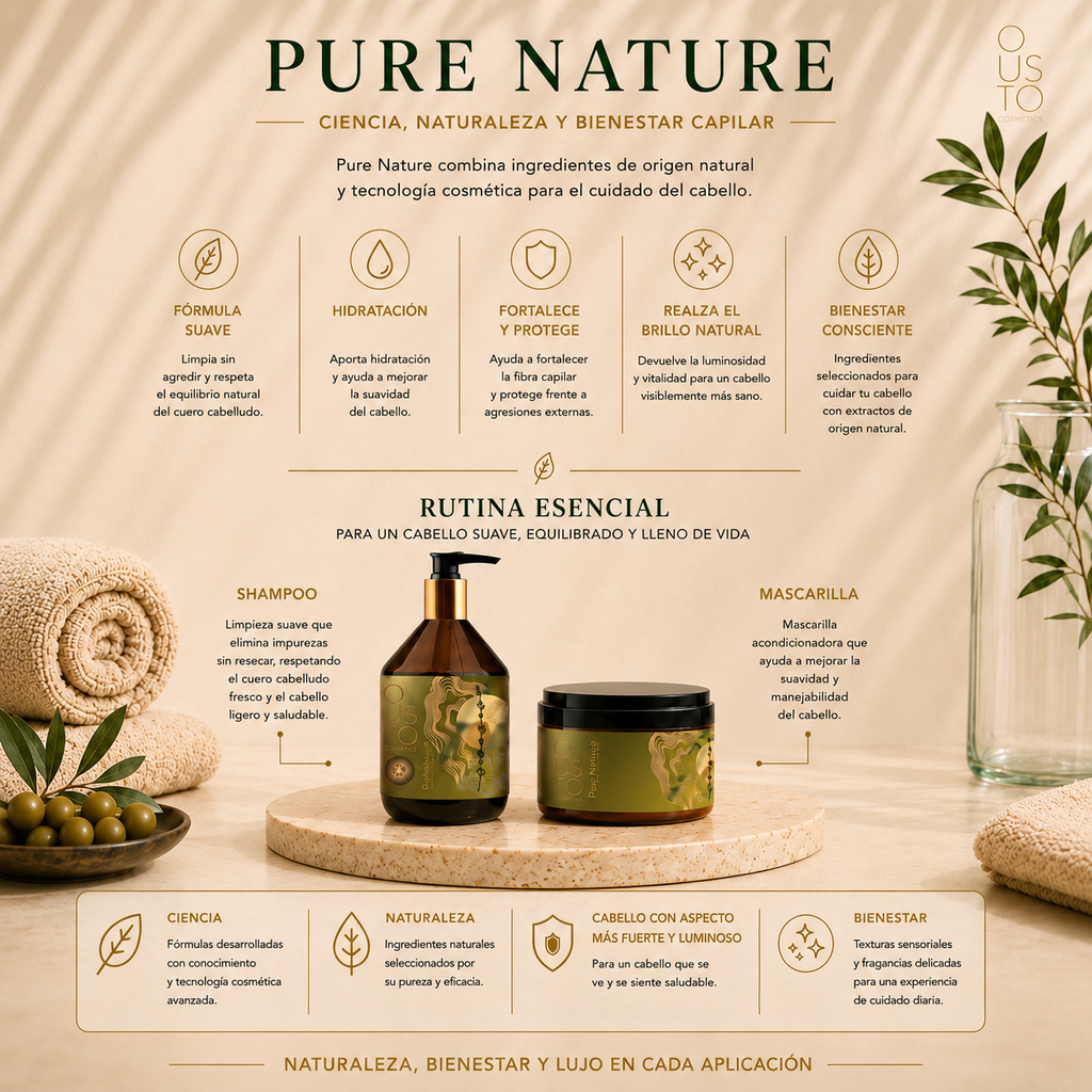 Champú Pure Nature. Natural 250ml.