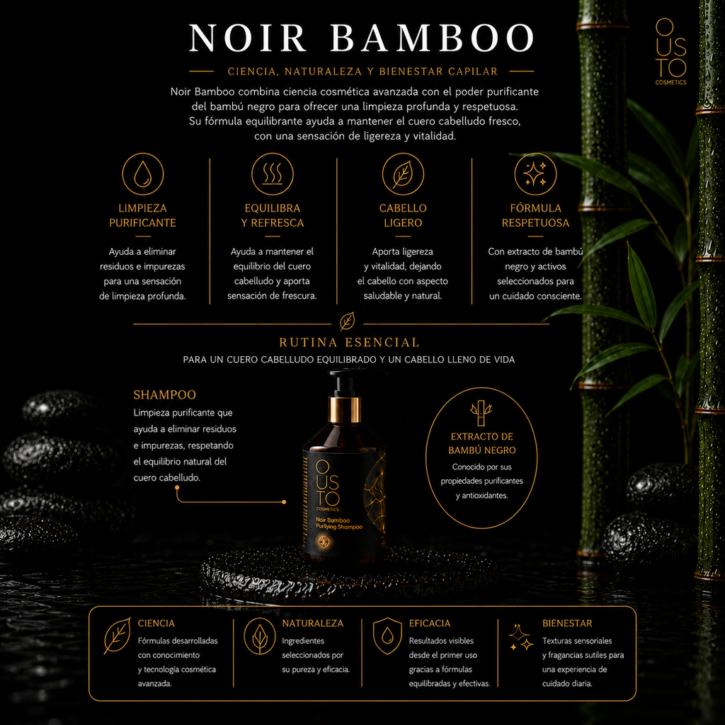 Champú Noir Bamboo. Detox 250ml.