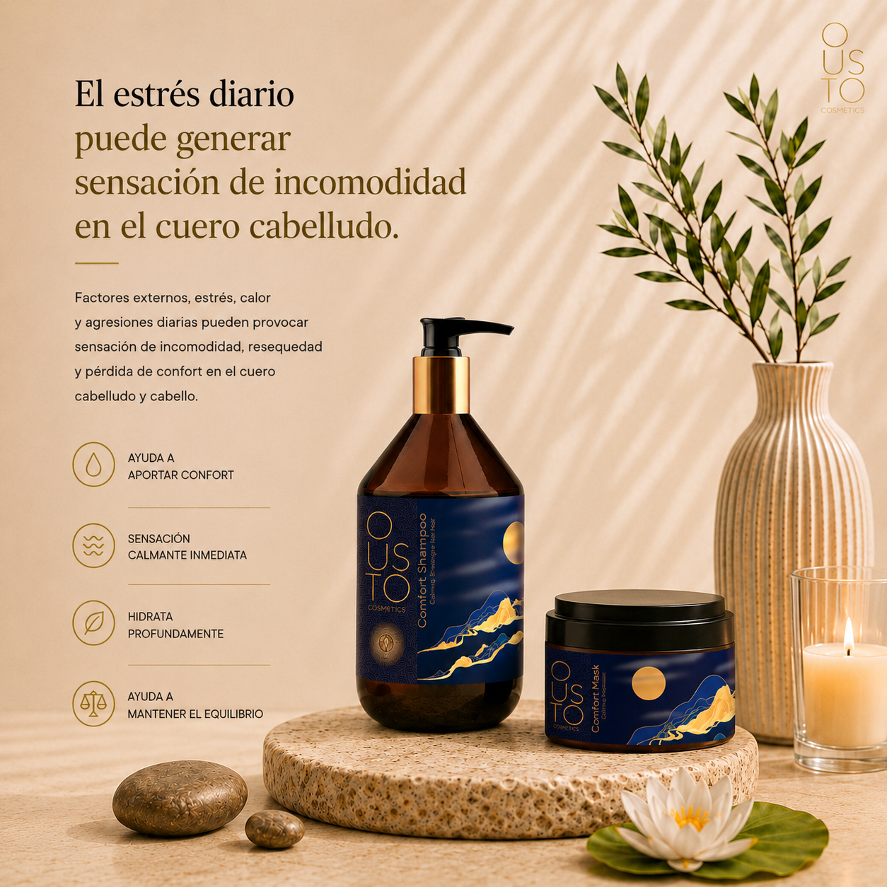 Mascarilla Comfort. Calmante 250ml.