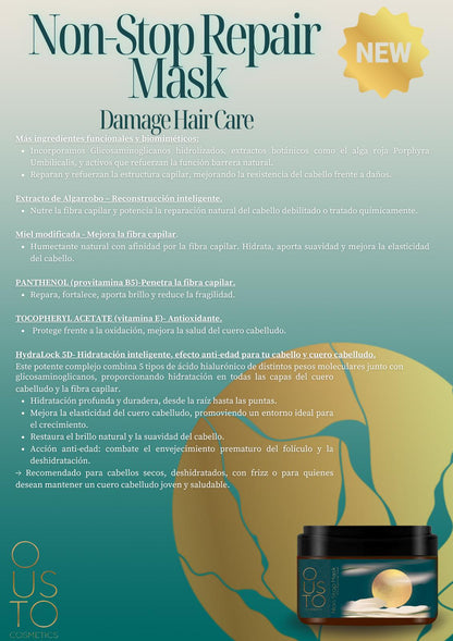 Mascarilla Repair Non-Stop. Cabello dañado 250 ml