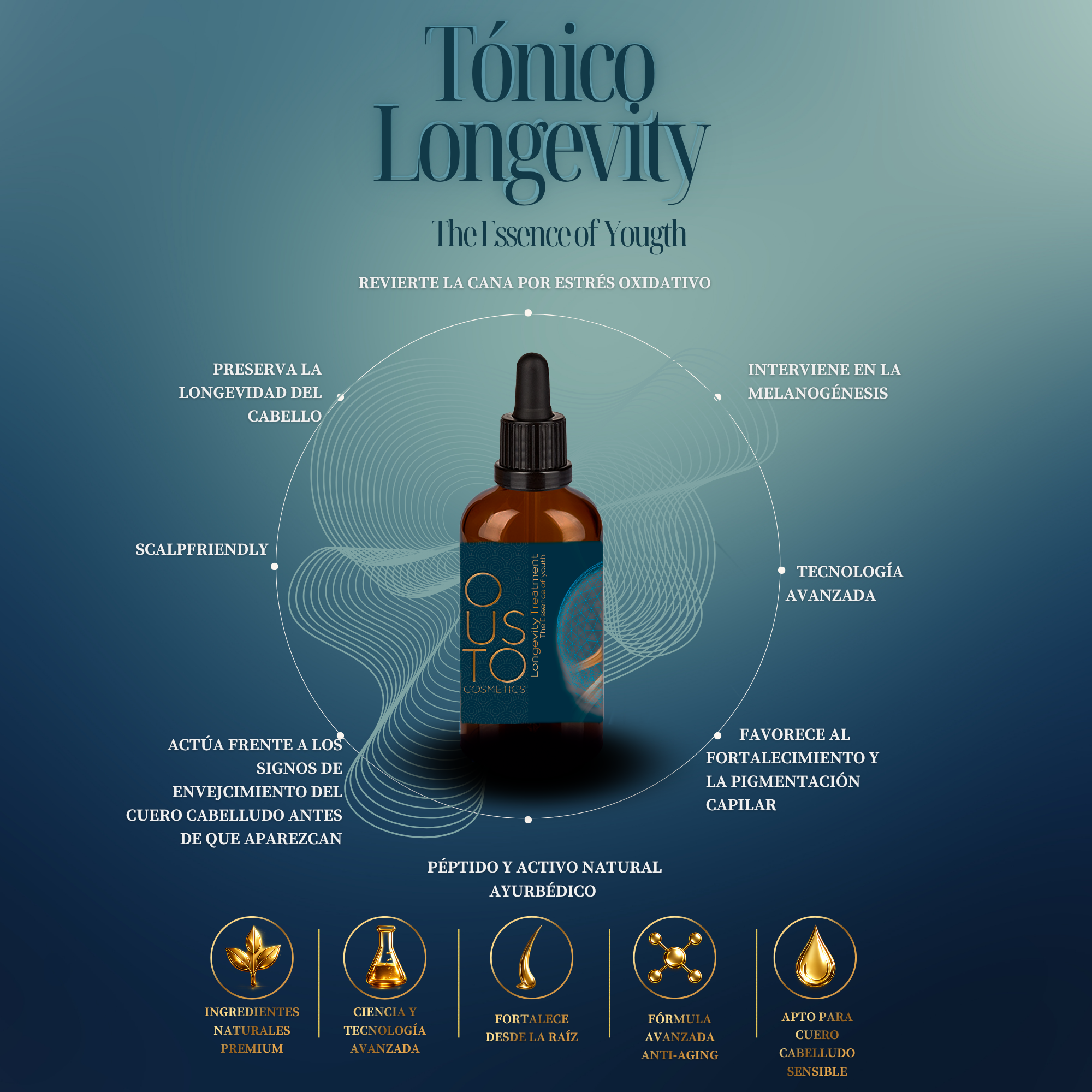 Longevity Tonic. Hair longevity 100ml.